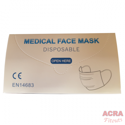 TUV Approved 3 Layer Disposable Mask-ACRA Fitouts