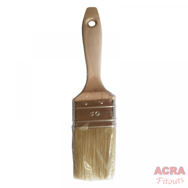 Dolphin paint brush 50mm with wooden handle-ACRA