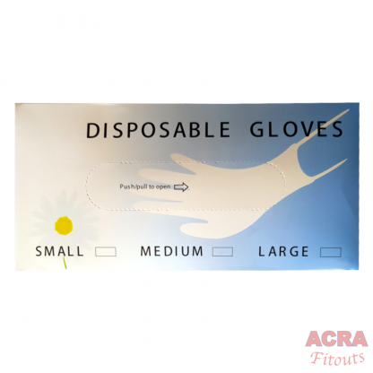 Clear disposable Gloves - ACRA