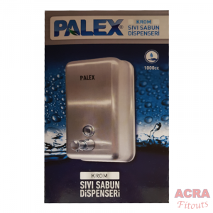 Palex Chrome Liquid Soap Dispenser 1000cc Box -ACRA