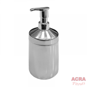 Palex Cylinder Liquid Soap Dispenser - Chrome - ACRA