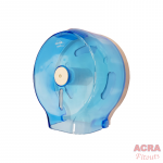 Palex Jumbo Toilet Paper Dispenser - Transparent Blue-Side-ACRA