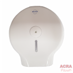 Palex Jumbo Toilet Paper Dispenser - White-Front-ACRA