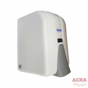 Palex Liquid Soap Dispenser 600cc - White and Grey-Side - ACRA