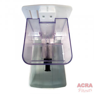 Palex Liquid Soap Dispenser 600cc - White and Grey- Liquid Well - ACRA