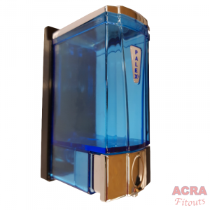 Palex Mini Soap Dispenser 250cc - Blue and Chrome-ACRA