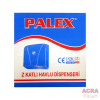 Palex Z-Fold Paper Towel Dispenser - Transparent Blue-Box ACRA