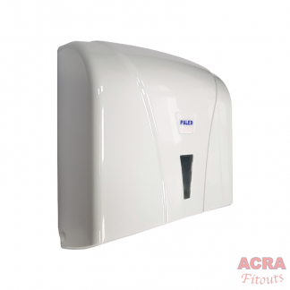 Palex Z-Fold Paper Towel Dispenser - White-Side-ACRA