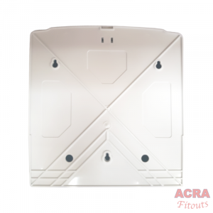 Palex Z-Fold Paper Towel Dispenser - White-back-ACRA