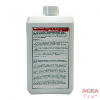 HG Tiles – Cement, Mortar and Efflorescence Remover (Product 12) - Back - ACRA