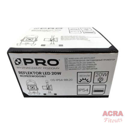 Wireless LED Spotlight 20W - Box ACRA