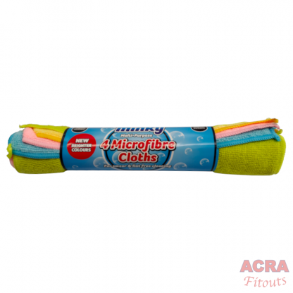 Pack 4 Minky MicroFibre Cloths - ACRA