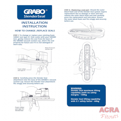 Grabo Slender Seal Instructions