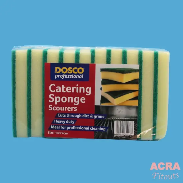 ACRA Dosco Catering sponge Scourers - front